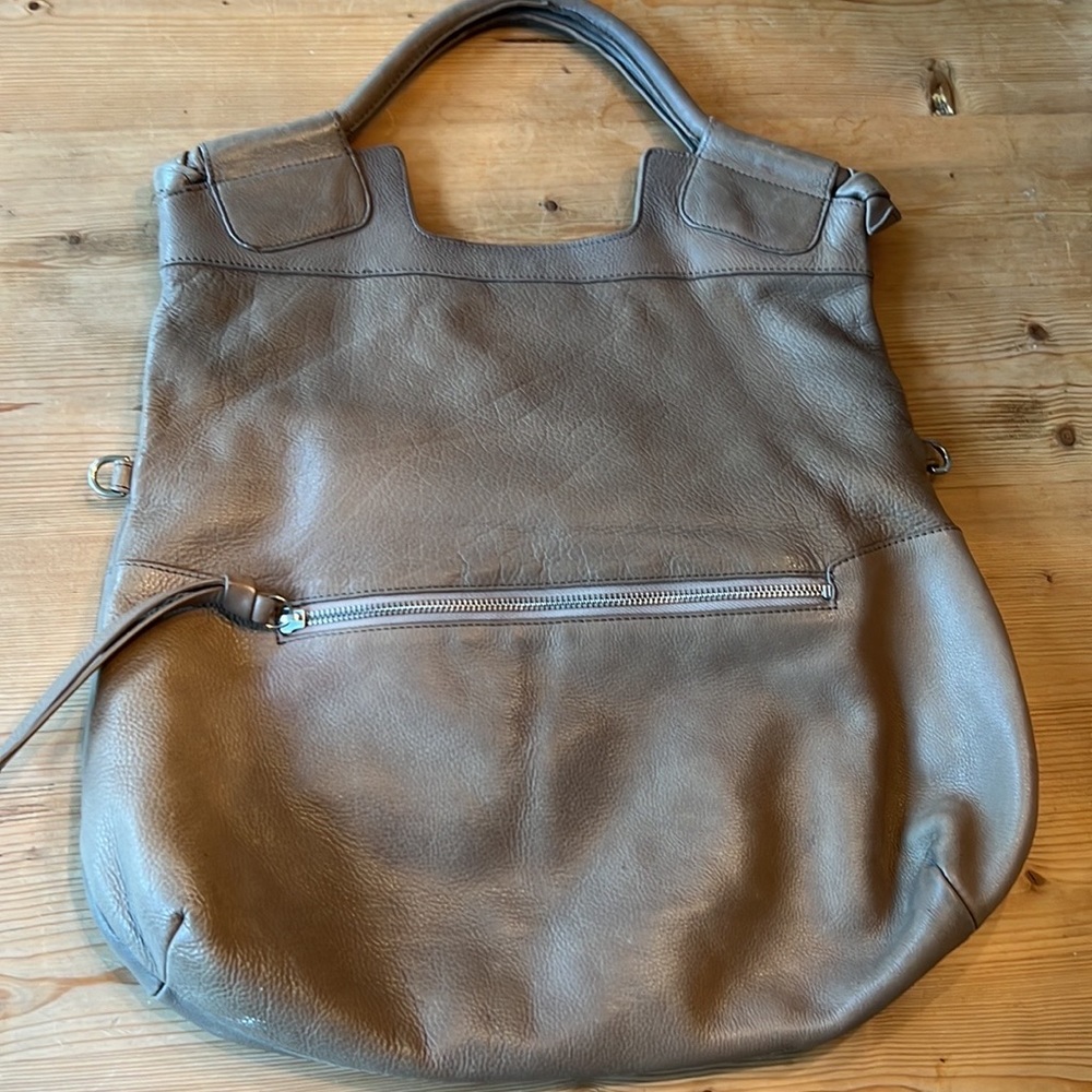 Foley+Corinna taupe leather handbag